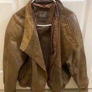 Vintage genuine leather jacket!